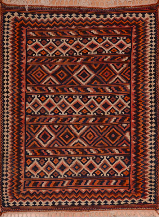 Kilim Red Flat Woven 411 X 69  Area Rug 100-110722 Image 0