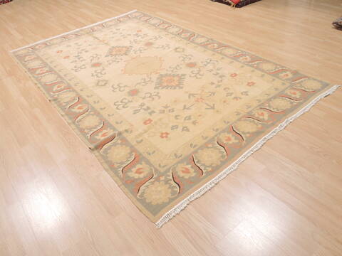 Kilim Beige Flat Woven 60 X 91  Area Rug 100-110724 Image 3