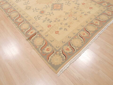 Kilim Beige Flat Woven 60 X 91  Area Rug 100-110724 Image 4