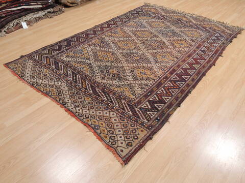 Kilim Red Flat Woven 55 X 83  Area Rug 100-110734 Image 2