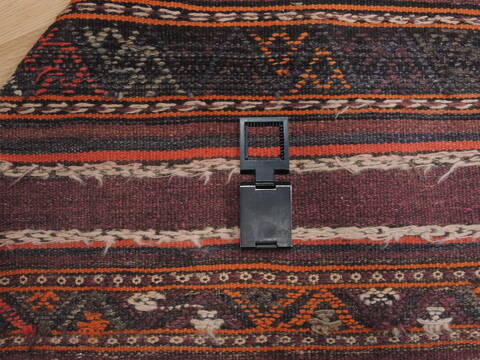 Kilim Red Runner Flat Woven 51 X 103  Area Rug 100-110735 Image 7