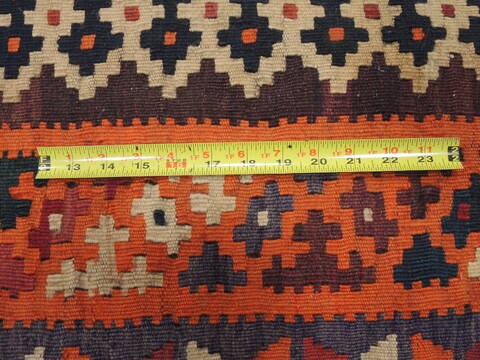 Kilim Red Runner Flat Woven 42 X 910  Area Rug 100-110740 Image 8