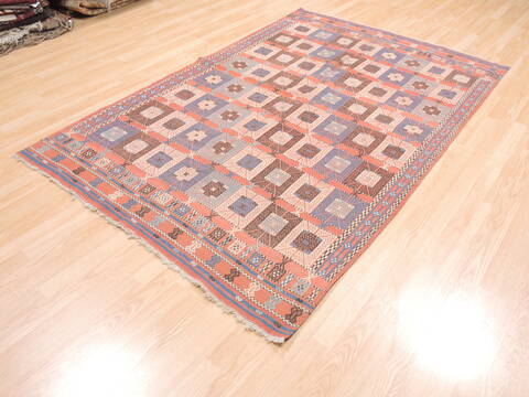 Kilim Red Flat Woven 410 X 77  Area Rug 100-110750 Image 2