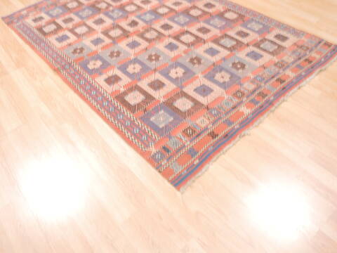 Kilim Red Flat Woven 410 X 77  Area Rug 100-110750 Image 3