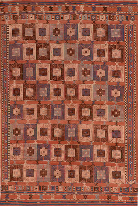 Kilim Red Flat Woven 410 X 77  Area Rug 100-110750 Image 0