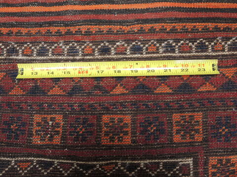 Baluch Red Runner Hand Knotted 48 X 114  Area Rug 100-110755 Image 8