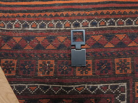 Baluch Red Runner Hand Knotted 48 X 114  Area Rug 100-110755 Image 9