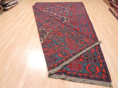Kilim Red Flat Woven 67 X 113  Area Rug 100-110760 Image 8