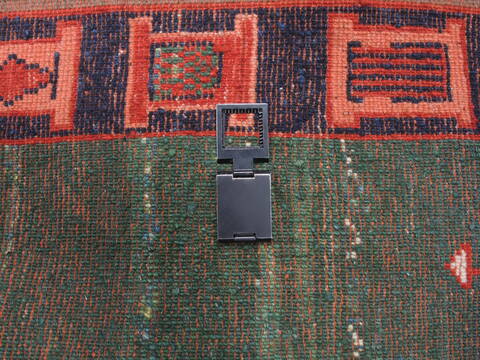 Gabbeh Green Hand Knotted 38 X 48  Area Rug 100-110761 Image 5