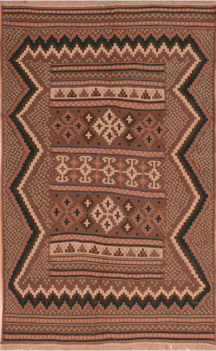 Kilim Beige Flat Woven 50 X 84  Area Rug 100-110762 Image 0