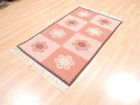 Kilim Beige Flat Woven 30 X 50  Area Rug 100-110763 Image 2