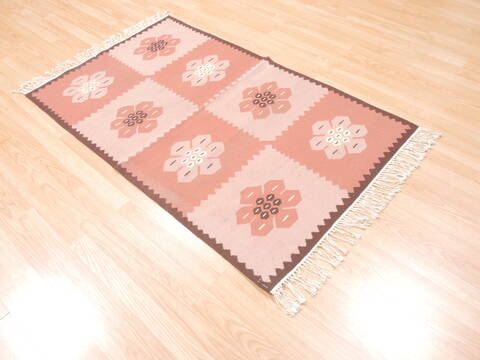 Kilim Beige Flat Woven 30 X 50  Area Rug 100-110763 Image 3