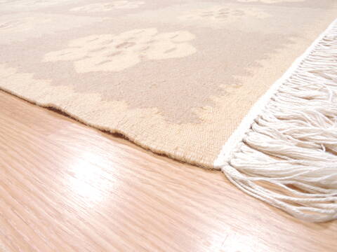 Kilim Beige Flat Woven 67 X 91  Area Rug 100-110765 Image 5