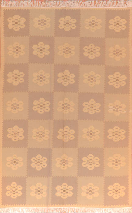 Kilim Beige Flat Woven 67 X 91  Area Rug 100-110765 Image 0