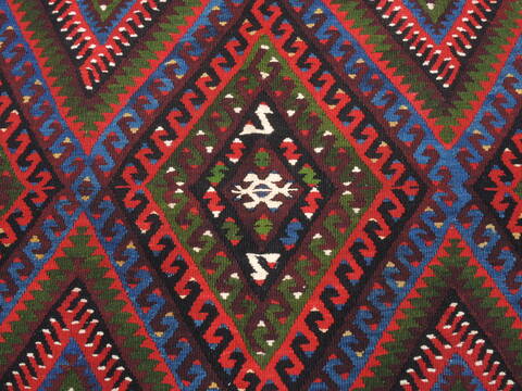 Kilim Blue Flat Woven 55 X 91  Area Rug 100-110767 Image 5