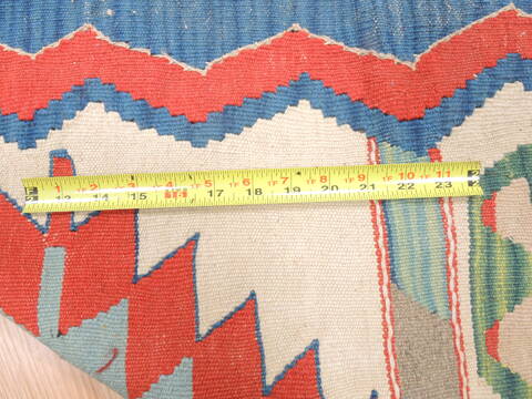 Kilim Blue Flat Woven 39 X 58  Area Rug 100-110774 Image 7
