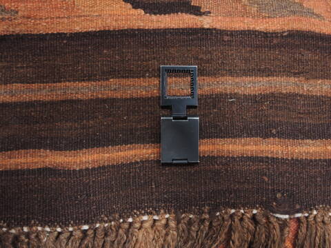 Kilim Brown Flat Woven 69 X 120  Area Rug 100-110775 Image 7