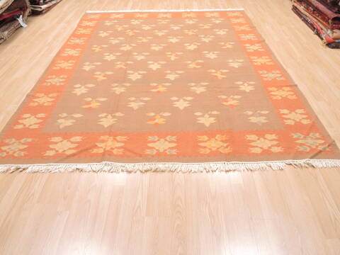 Kilim Beige Flat Woven 711 X 910  Area Rug 100-110777 Image 1