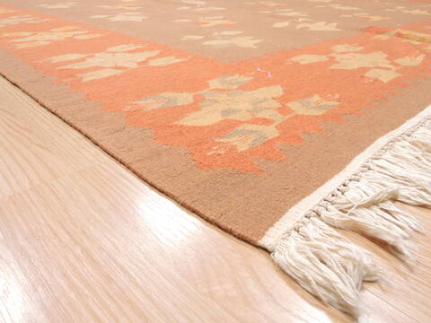 Kilim Beige Flat Woven 711 X 910  Area Rug 100-110777 Image 5