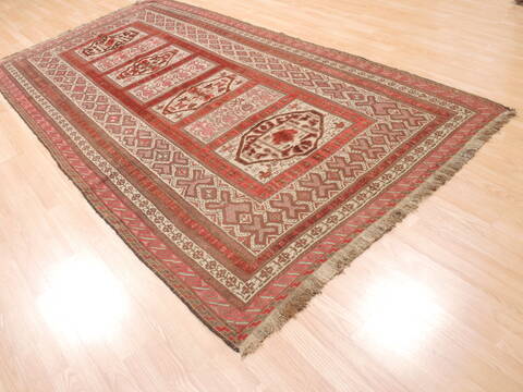 Kilim Red Runner Flat Woven 53 X 99  Area Rug 100-110781 Image 3