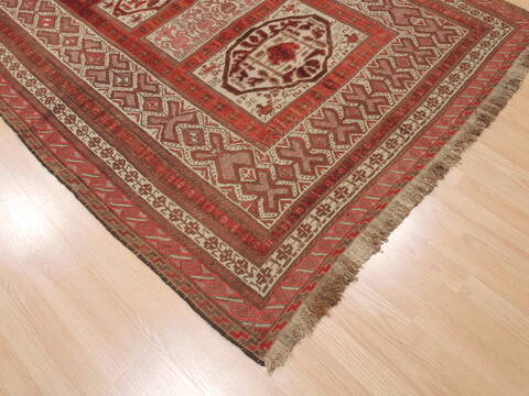 Kilim Red Runner Flat Woven 53 X 99  Area Rug 100-110781 Image 5