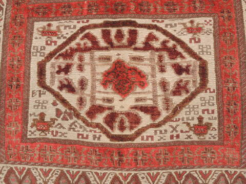 Kilim Red Runner Flat Woven 53 X 99  Area Rug 100-110781 Image 6