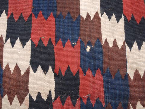 Kilim Blue Runner Flat Woven 55 X 109  Area Rug 100-110783 Image 9