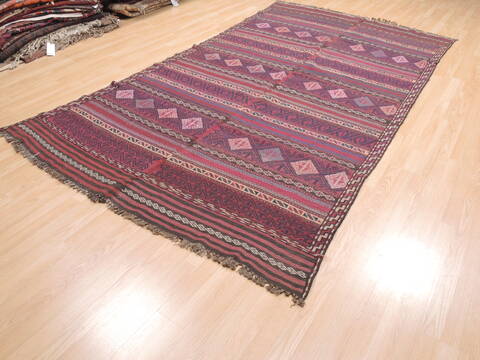 Kilim Red Flat Woven 58 X 1010  Area Rug 100-110784 Image 8