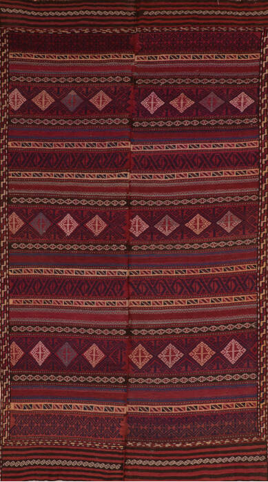 Kilim Red Flat Woven 58 X 1010  Area Rug 100-110784 Image 0