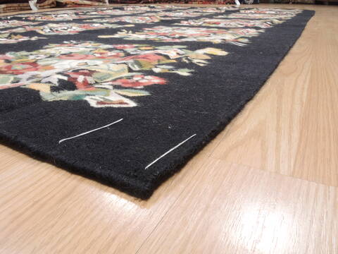 Kilim Black Flat Woven 84 X 117  Area Rug 100-110794 Image 5
