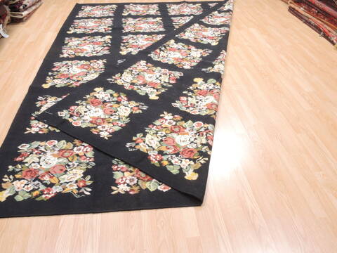 Kilim Black Flat Woven 84 X 117  Area Rug 100-110794 Image 6