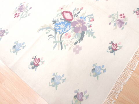 Kilim Beige Flat Woven 511 X 811  Area Rug 100-110795 Image 5