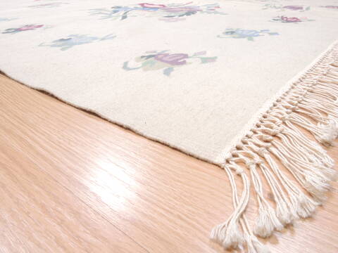 Kilim Beige Flat Woven 511 X 811  Area Rug 100-110795 Image 6
