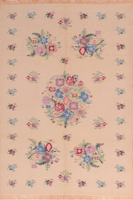 Kilim Beige Flat Woven 511 X 811  Area Rug 100-110795 Image 0