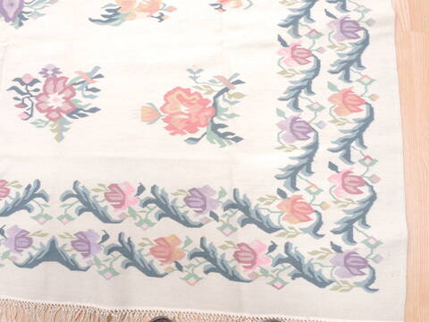 Kilim Beige Flat Woven 511 X 90  Area Rug 100-110796 Image 9