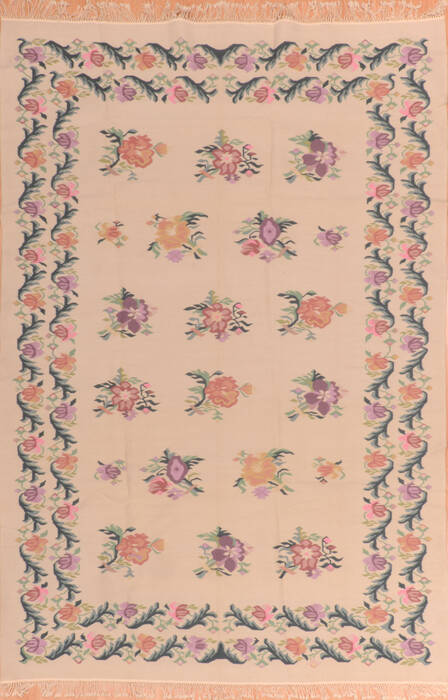 Kilim Beige Flat Woven 511 X 90  Area Rug 100-110796 Image 0