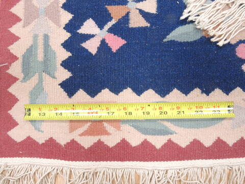 Kilim Blue Flat Woven 40 X 60  Area Rug 100-110805 Image 7