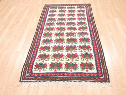 Kilim Blue Flat Woven 33 X 510  Area Rug 100-110809 Image 1