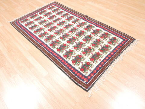 Kilim Blue Flat Woven 33 X 510  Area Rug 100-110809 Image 3