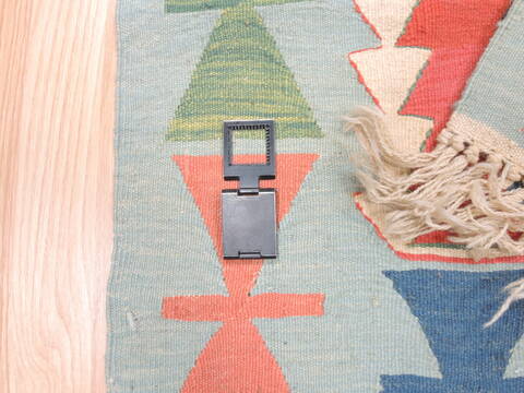 Kilim Blue Flat Woven 38 X 54  Area Rug 100-110813 Image 2