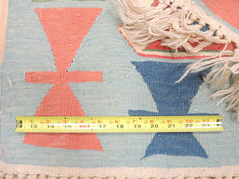 Kilim Blue Flat Woven 38 X 54  Area Rug 100-110813 Image 7