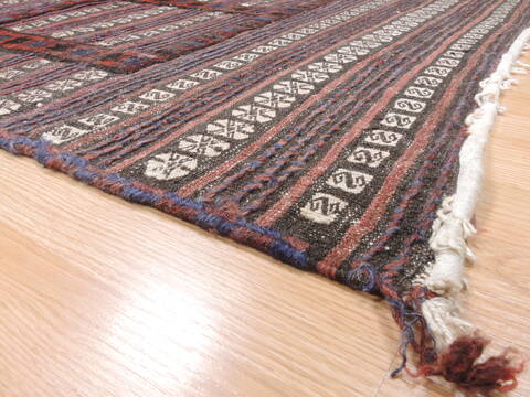 Kilim Brown Flat Woven 33 X 411  Area Rug 100-110815 Image 2