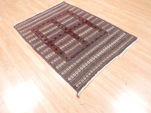 Kilim Brown Flat Woven 33 X 411  Area Rug 100-110815 Image 7