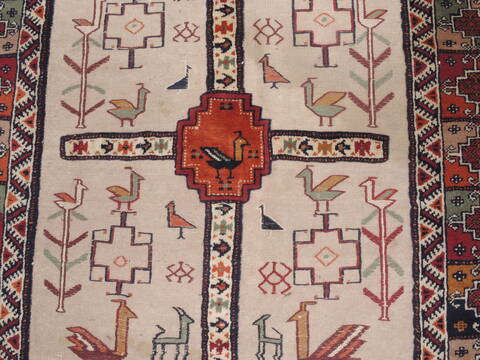 Baluch Beige Flat Woven 37 X 64  Area Rug 100-110819 Image 6