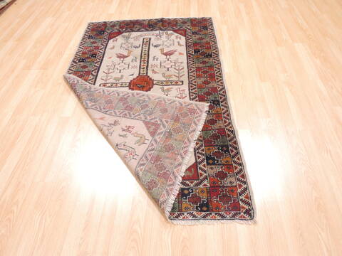 Baluch Beige Flat Woven 37 X 64  Area Rug 100-110819 Image 9