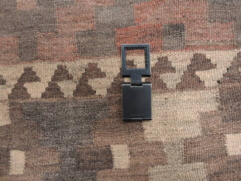 Kilim Brown Flat Woven 74 X 159  Area Rug 100-110827 Image 7