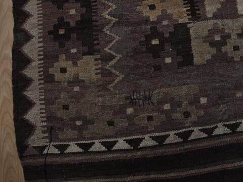 Kilim Brown Flat Woven 84 X 152  Area Rug 100-110828 Image 5