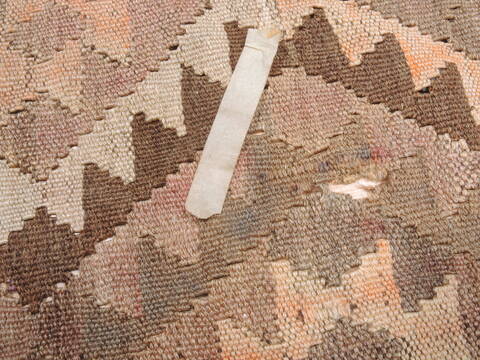 Kilim Brown Flat Woven 107 X 144  Area Rug 100-110829 Image 8