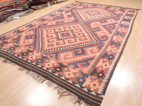 Kilim Red Flat Woven 74 X 1210  Area Rug 100-110831 Image 2