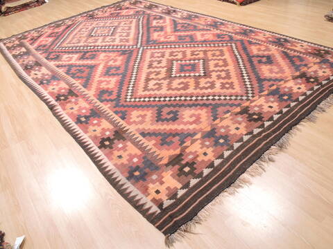 Kilim Red Flat Woven 74 X 1210  Area Rug 100-110831 Image 3